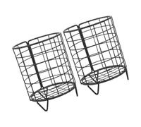 MUELODSIC 2pcs Metal Rabbit Feeder Rack Small Animal Iron Holder for Guinea Pigs Chinchillas Bunnies Hay Food Storage Safe and for Pets