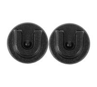 MUELODSIC 2pcs Mic Mount for Car and Motorcycle Radio Microphone Holder with Clip Lightweight and Stable Cradle for Safe Riding Compatible with Various Brands