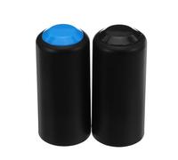MUELODSIC 2pcs Microphone Battery Cover Sleeve for Wireless Mics Compatible with Shure Beta Plastic Mic Handle Protector in Black and Reusable Windshield