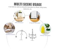 MUELODSIC 2pcs Mini Iron Weightlifter Balance with Pendulum Swing Compact Physics Science Sculptures for Office Decoration Educational Perpetual Motion Ornaments Family-friendly Stress