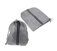 MUELODSIC 2pcs Oxford Cloth Side Mirror Covers with Reflective Strips Snow Protection for Cars Durable Rearview Exterior Mirror Protective Covers Gray