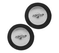 MUELODSIC 2pcs Pool Winterizing Plugs PVC Expansion Pipe Freeze Protection Stainless Steel Threaded Replacement Strainer Hole Stopper for Pool Supplies