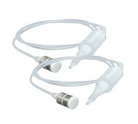 MUELODSIC 2pcs Reusable Brewing Siphon Tubes for Home Wine Making Plastic Filter Hose for Siphoning Beer Red Wine and Bottling Multi-Functional Home Brew Kit Accessory