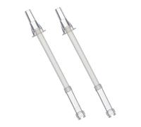 MUELODSIC 2pcs Reusable Silicone Water Bottle Straws Soft Connector Insulated Drinking Straws for Cold Hot Beverages Wide Application Replacement Accessories