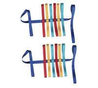 MUELODSIC 2pcs Safety Walking Rope with Wristband Design Bright Color Anti-Lost Hand Leash for Outdoor Adventures Easy Grip Leash for Preschools Kindergartens Daycare Group Walking