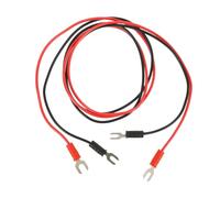 MUELODSIC 2pcs Shaped Dual Ended Electricity Connection Wire with Insulated Grip for Physics Laboratory and Electrical Testing Safe Conductors for Accurate Measurements