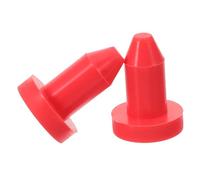 MUELODSIC 2Pcs Silicone Drain Plug for Kayak Boat Drainage Plugs Easy Installation Scupper Stoppers for Canoe Accessories Red