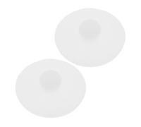 MUELODSIC 2pcs Silicone Spill Stopper Caps for Water Bottles and Wide Mouth Cups Leak Reusable Bottle Lid Plugs Silicone Seal Replacement for Leakproof Protection