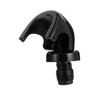 MUELODSIC 2pcs Silicone Wine Stoppers with Vacuum Seal Innovative Rotatable Wine Bottle Plugs for Preserving Open Bottles Airtight Beverage Corks Easy to Clean Black