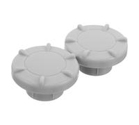 MUELODSIC 2pcs Slide Screw Caps for Indoor Playgrounds Gray Plastic Nut Covers with Inner Friendly Rounded Edges Secure Fit for Slides and Childrens Sliding Board Accessories