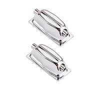 MUELODSIC 2pcs Snare Drum Lug Claw Hooks Double-end Connectors for Bass and Snare Drums Surface Set Accessories