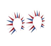 MUELODSIC 2pcs Statue of Liberty Headband Patriotic Memorial Day Hairband with American Stars Lightweight Comfortable Fit for Independence Day Fourth of July Party Decorations