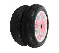 MUELODSIC 2pcs Tricycle Rear Wheels Fit Replacement Tires for Bikes Stable and Comfortable Ride Flexible Design for Smooth Movement and Safety