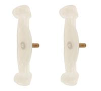 MUELODSIC 2pcs Violin Shoulder Rest Feet Replacement Pads Rubber Non-slip Cushioned Legs for Comfortable Fit Lightweight Violin Parts Accessories for Instruments