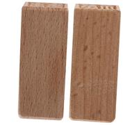MUELODSIC 2Pcs Wooden Moon Cake Stampers Baking Molds with Auspicious Patterns for DIY Desserts Odorless Non-Sticky Easy Demolding for Biscuits Chocolates and Cakes for Baking Enthusiasts