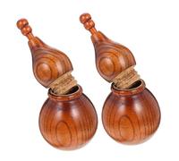 MUELODSIC 2Pcs Wooden Toothpick Holders Creative Storage Boxes for Home and Restaurant Portable Buckets Practical and Design