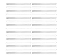 MUELODSIC 30PCS Clear Glass Stir Sticks with Round Tip Solid Rods for DIY Lipstick Beauty Mixing Laboratory Use Cosmetic Formulations Skincare Blending Tools