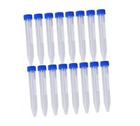 MUELODSIC 30pcs Graduated Test Tubes with Screw Caps Smooth Wall Centrifugal Vials for Laboratory and Household Liquid Storage Biochemistry Molecular Biology Sample Containers