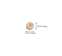 MUELODSIC 32PCS DIY Wooden Small Wheels Model Accessories for Hand-Made Crafts Natural Solid Wood Craft Supplies for Painting Writing Wood Burning Suitable for Home and Outdoor Creative