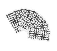 MUELODSIC 3d Scanning Marking Points with Ultrathin Tear Resistant Pet Reflective Film 400pcs High Reflective for Accurate 3d Scanner Positioning and Reference Point Tracking