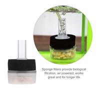 MUELODSIC 3pcs Aquarium Biochemical Sponge Filters Biological Water Filter for Fish Tank Mini Aquarium Sponge for Freshwater and Saltwater Use