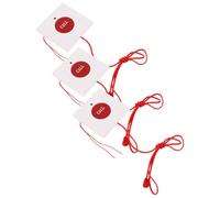 MUELODSIC 3pcs Elderly Emergency Call Button with Pull Cord, Wall-mounted Sos Alert Device for Seniors and Patients, Bathroom Safety Alarm for Caregiver Assistance