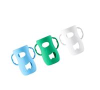 MUELODSIC 3pcs Glass Bottle Silicone Sleeve Handles for Feeding Bottle Covers Nursery Sleeve Protector for Boy Girl Boys and Girls Handle Home Use