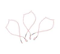 MUELODSIC 3pcs Glow the Dark Lightweight Adjustable Lizard Walking Harness for Bearded Dragons and Small Pets Durable Outdoor Travel Leash Pink