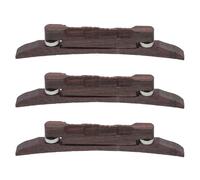 MUELODSIC 3pcs Mandolin Bridge Wood Adjustable Saddle Replacement for String Height Musical Instrument Parts Use for Acoustic Guitar Repair and Balanced Swing Setup