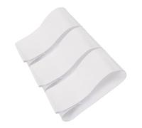 MUELODSIC 3Pcs Nylon Captain Armbands for Soccer Rugby Basketball Ice Hockey Blank White Sports Armbands for Team DIY and Lightweight Multifunctional Sleeve Bands