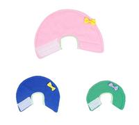 MUELODSIC 3Pcs Parrot Collar Bird Scratch Neckwear Protective Rings for Wound Healing and Peck Prevention Comfortable Pet Bird Neck Protector Random Color
