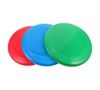 MUELODSIC 3pcs Professional Flying Disc for Competitive Outdoor Sports Colorful Red Blue Green Discs for Training Team Building Backyard Beach Games Weather-resistant Plastic for Adults Dogs