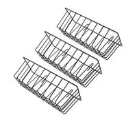 MUELODSIC 3pcs Rabbit Hay Rack with Heavy-duty Metal Frame Hay Feeder for Cage Practical Small Animal Holder for Rabbits Chinchillas Hamsters and Birds Easy to Install and Stable Design