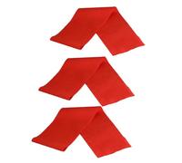 MUELODSIC 3pcs Red Piano Keyboard Dust Cover Cotton Soft Protective Full Cover for Electronic Pianos Scratch Resistant and Lightweight