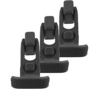 MUELODSIC 3pcs Rubber Cabinet Latch Set with Elastic Shock Absorption, T-Handle Toolbox Draw Latches for Freezer Door, Engine Hood, and Industrial Tool Box Locks