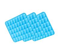 MUELODSIC 3pcs Silicone Skull Molds for Baking and Resin Crafts Flexible Non-Stick Mini Skull Chocolate Candy Ice Cube Tray with Cavities Halloween DIY Decoration Tool