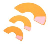 MUELODSIC 3pcs Soft Guinea Pig Recovery Cone Collar, Anti-bite Small Animal Protective Collar Set for Post-surgery Care, Breathable Supple Pet Neck Accessory for Hamsters, Squirrels,