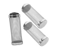 MUELODSIC 3pcs Stainless Steel Aquarium Filter Guard Mesh Intake Strainer for Fish Tank Water Filtration Cage Protects Fish and Shrimp From Filter Intake