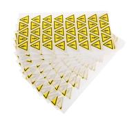 MUELODSIC 400pcs Self Adhesive Yellow Triangle Electrical Warning Stickers, Electric Danger Labels for Power Distribution Cabinets, Outdoor Safety Caution Signs