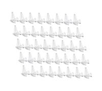 MUELODSIC 40pcs Acrylic Guitar Pick Display Stand Guitar Pick Storage Holder Triangle Rack 3.6cm Height for Players and Music Stores