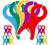 MUELODSIC 40Pcs Large Fish-Shaped Yarn Bobbin Set, Colorful Thread Weave Bobbins for Wool Knitting and Crochet, DIY Knitter Tool for Thread Storage and Craft Projects