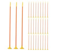 MUELODSIC 40PCS Large Plastic Suction Cup Arrows for Archery Rubber Tips, Safe Indoor and Outdoor Target Practice Training Arrows for Boys and