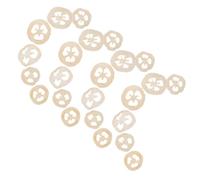 MUELODSIC 40pcs Natural Loofah Pet Chew for Rabbits Hamsters Guinea Pigs Small Rodents Molar Teeth Grinding Pads Healthy Chewing and Oral Care