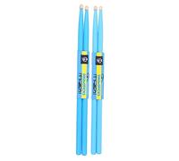MUELODSIC 4pcs 5a Blue Maple Drum Sticks Wood Drumsticks Percussion Instrument Sticks for Drumming Practice and Performance