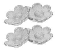 MUELODSIC 4pcs Flower Shape Iron Fabric Sewing Weights for Pattern Cutting Metal Dressmaking Accessories for Tailoring, Quilting, and DIY Garment Crafts