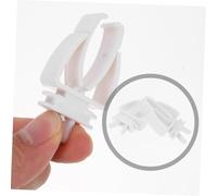 MUELODSIC 4pcs Heavy Duty Plastic Bird Food Clips for Parrot Cage Parakeet Vegetable Holder Clamps Vertical Cage Fruit and Snack Fixing Tools for Canaries Cockatiels Finches