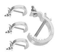 MUELODSIC 4pcs Heavy Duty Truss Lighting Clamps Light Clamp Hooks for Stage Fixtures Skid Teeth Design Resistant and Sturdy for Events and Parties