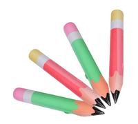 MUELODSIC 4pcs Inflatable Pencil Shaped Schoolchild Huge Classroom Fun Giant Bachelorette Pink Pencil Decor Hanging Inflatable Pencil Inflatable Pencil Balloons Kindergarten Pvc