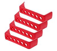 MUELODSIC 4pcs Laboratory Test Tube Rack Portable Space-saving Holder for Simultaneous Experiments Versatile Chemistry Storage Organizer for Classroom and Field Use