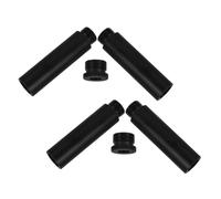 MUELODSIC 4pcs Mic Stand Extension Tubes with Metal Adapters for Boom Arm Mic Stand Desk Mount Professional Audio Setup for Live Streaming Recording and Precise Positioning
